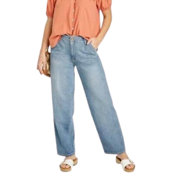 Universal Thread Denim - Universal Thread Women’s Relaxed Straight Leg Denim Jeans Size 18